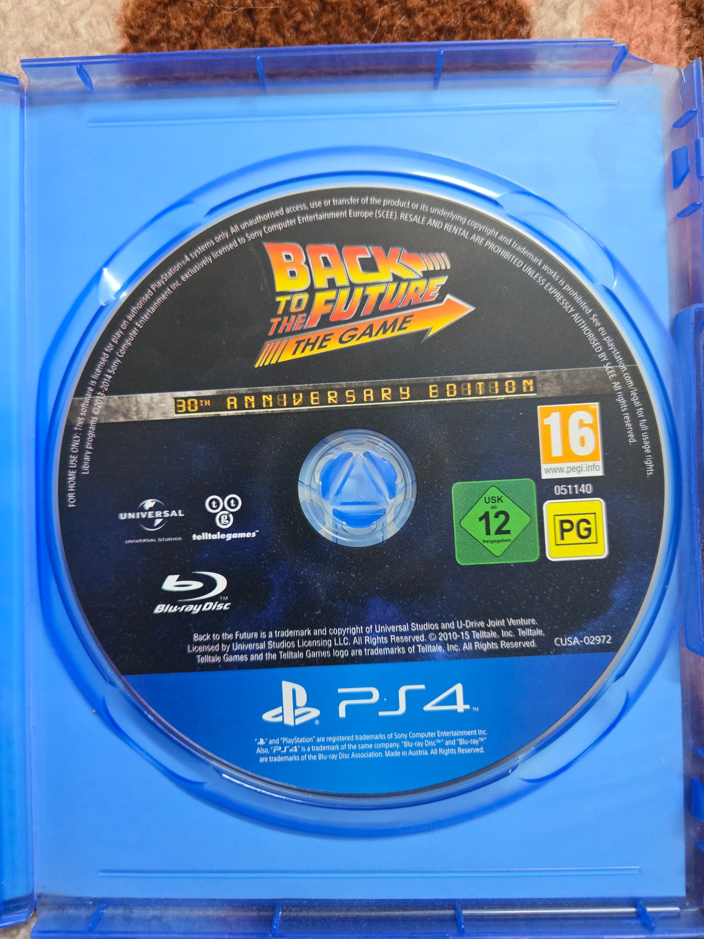 DeLorean Time Machine gameplay scene PS4