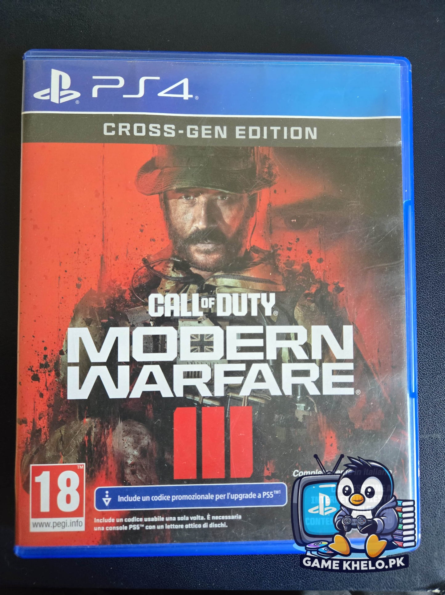 Used COD MW3 PS4 case front and back - GameKhelo Pakistan listing