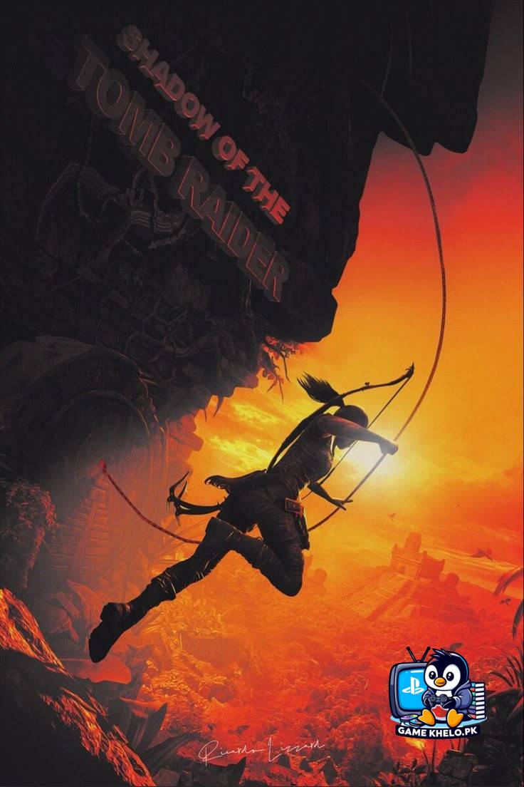 "Shadow of the Tomb Raider PS4 game disc and case - Used PlayStation game available at GameKhelo Islamabad Pakistan"5