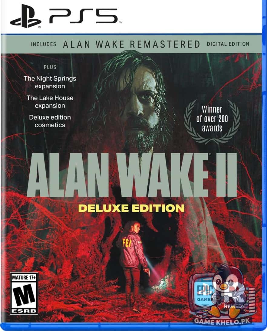 "GameKhelo Islamabad verified pre-owned Alan Wake 2 Deluxe Edition PS5 disc"