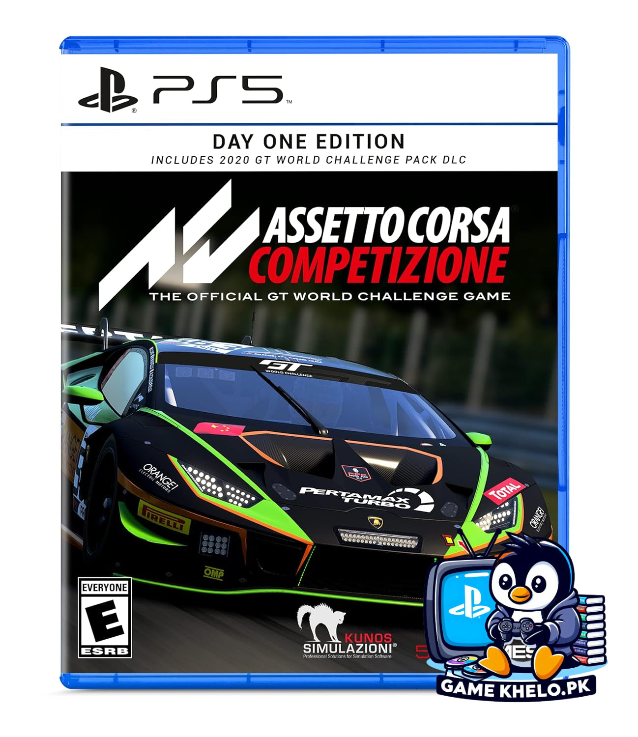 Clean, well-maintained Assetto Corsa Competizione PS5 game disc from GameKhelo