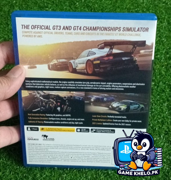 Clean, well-maintained Assetto Corsa Competizione PS5 game disc from GameKhelo
