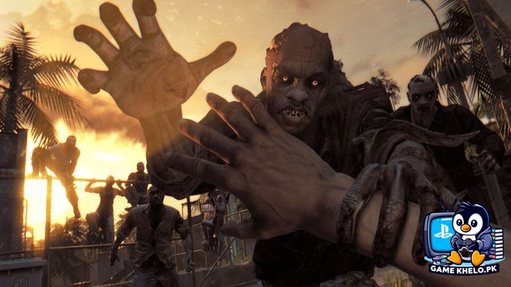 Dying Light The Following PS4 game disc and case - Used PlayStation game available at GameKhelo Islamabad Pakistan"5