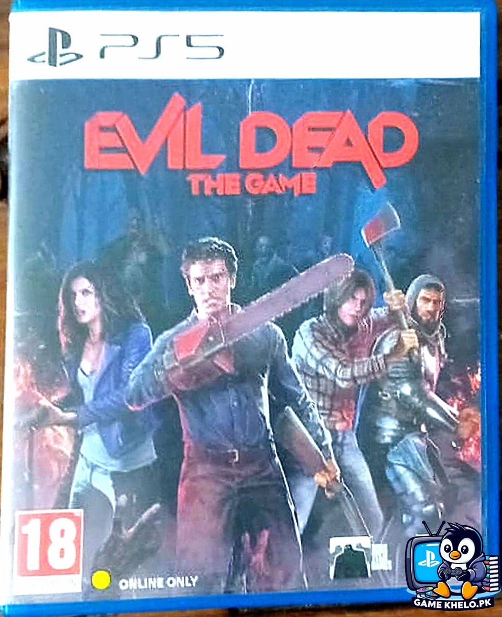 Evil Dead PS5 game disc and case - Used PlayStation game available at GameKhelo Islamabad Pakistan"3
