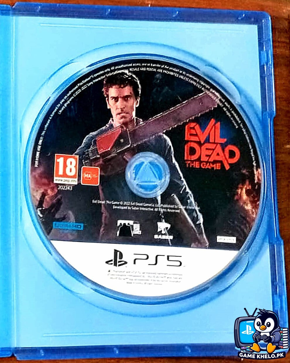 Evil Dead PS5 game disc and case - Used PlayStation game available at GameKhelo Islamabad Pakistan"4