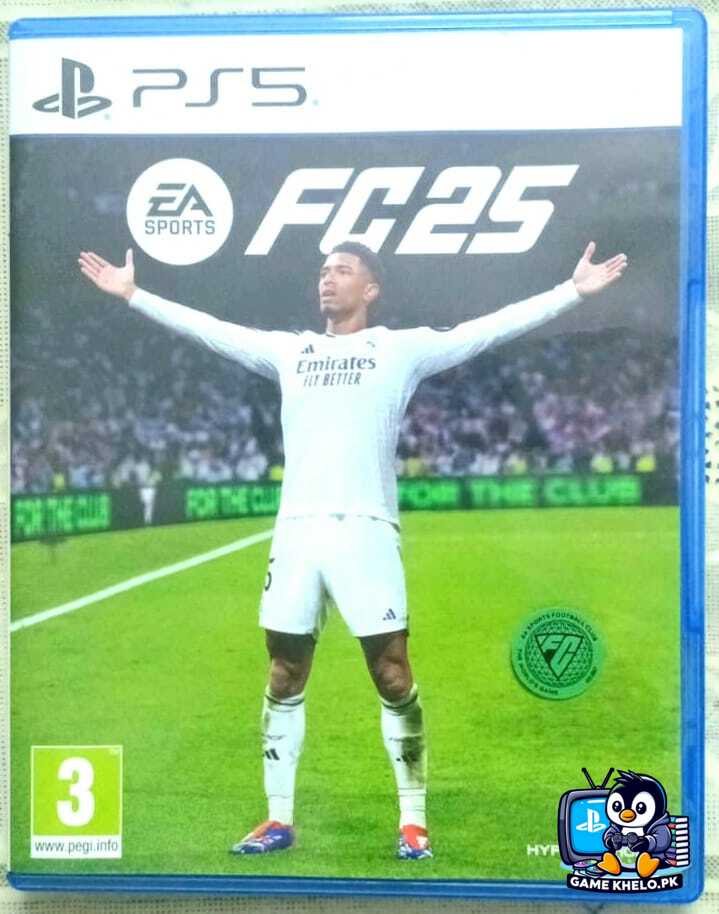 FC 25 PS5 game disc and case - Used PlayStation game available at GameKhelo Islamabad Pakistan"4