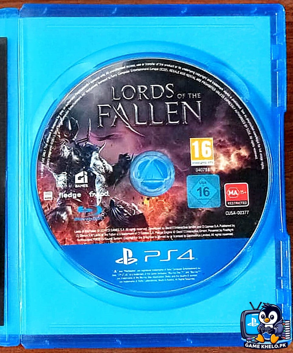 Lords Of The Fallen PS4 game disc and case - Used PlayStation game available at GameKhelo Islamabad Pakistan"3