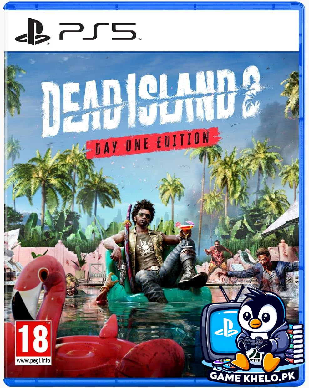 Pre-owned Dead Island 2 PS5 game disc with 3-day warranty from GameKhelo