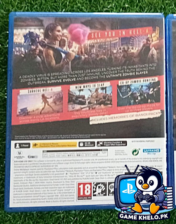 Pre-owned Dead Island 2 PS5 game disc with 3-day warranty from GameKhelo