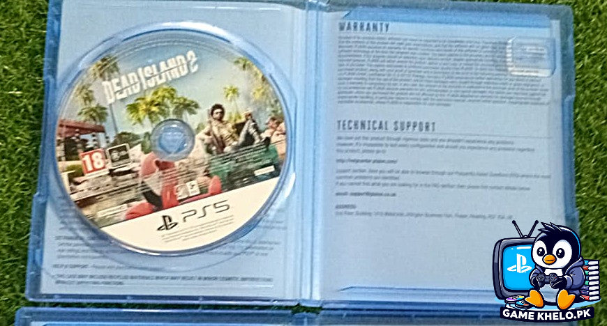 Pre-owned Dead Island 2 PS5 game disc with 3-day warranty from GameKhelo