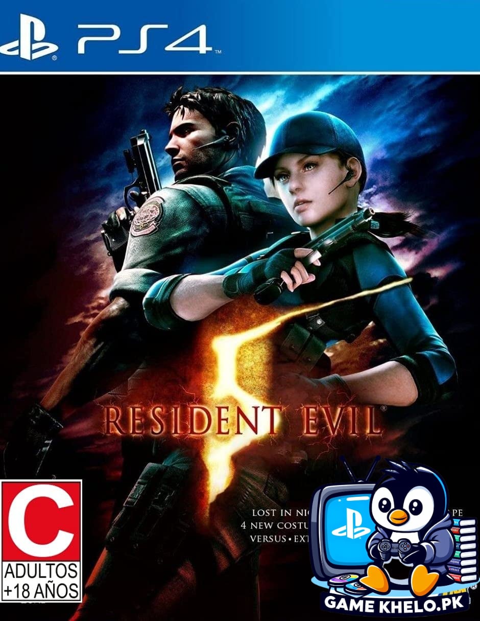 "Pre-owned Resident Evil 5 gameplay screenshot - available at GameKhelo"