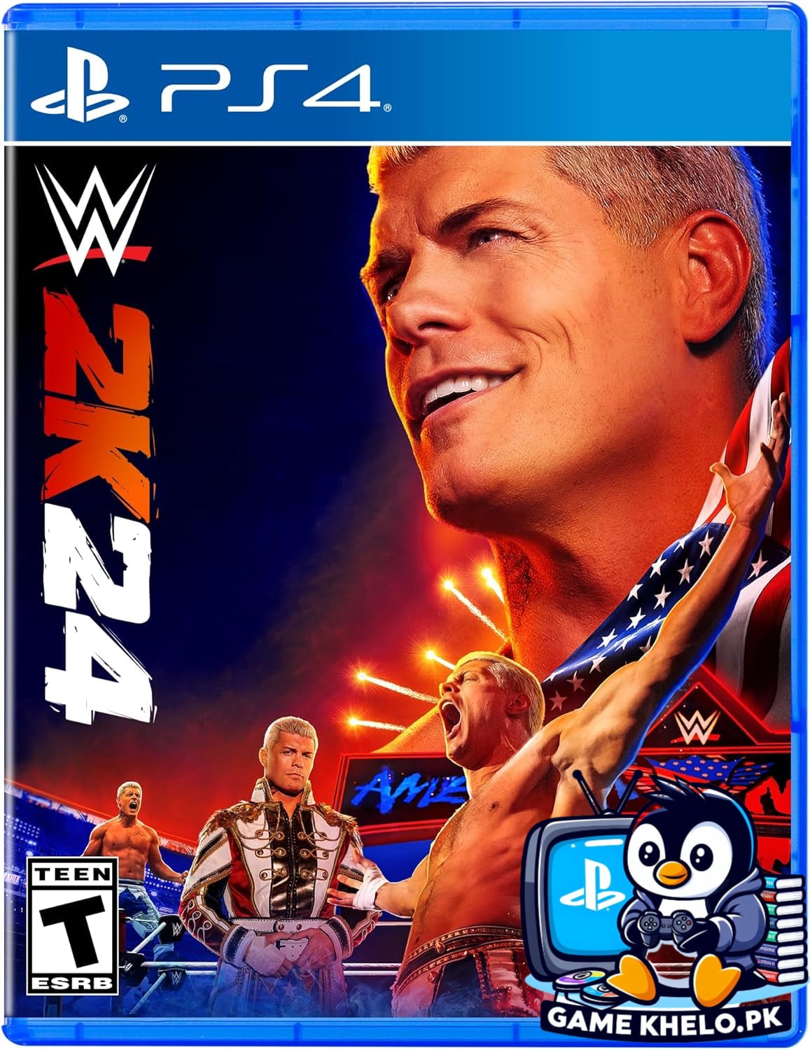 GameKhelo Islamabad verified pre-owned WWE 2K24 PS4 disc