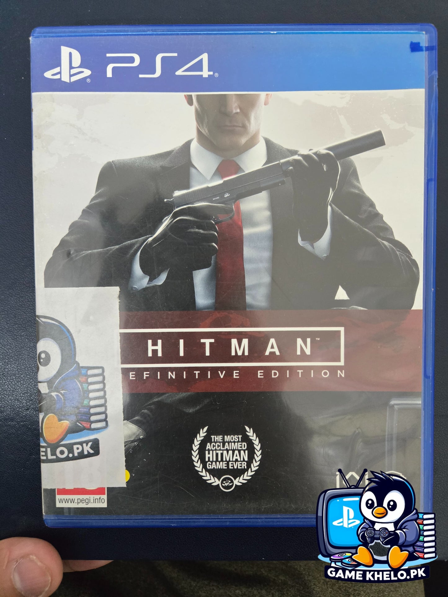 alt="Used PS4 HITMAN Definitive Edition Disc - GameKhelo Warranty"