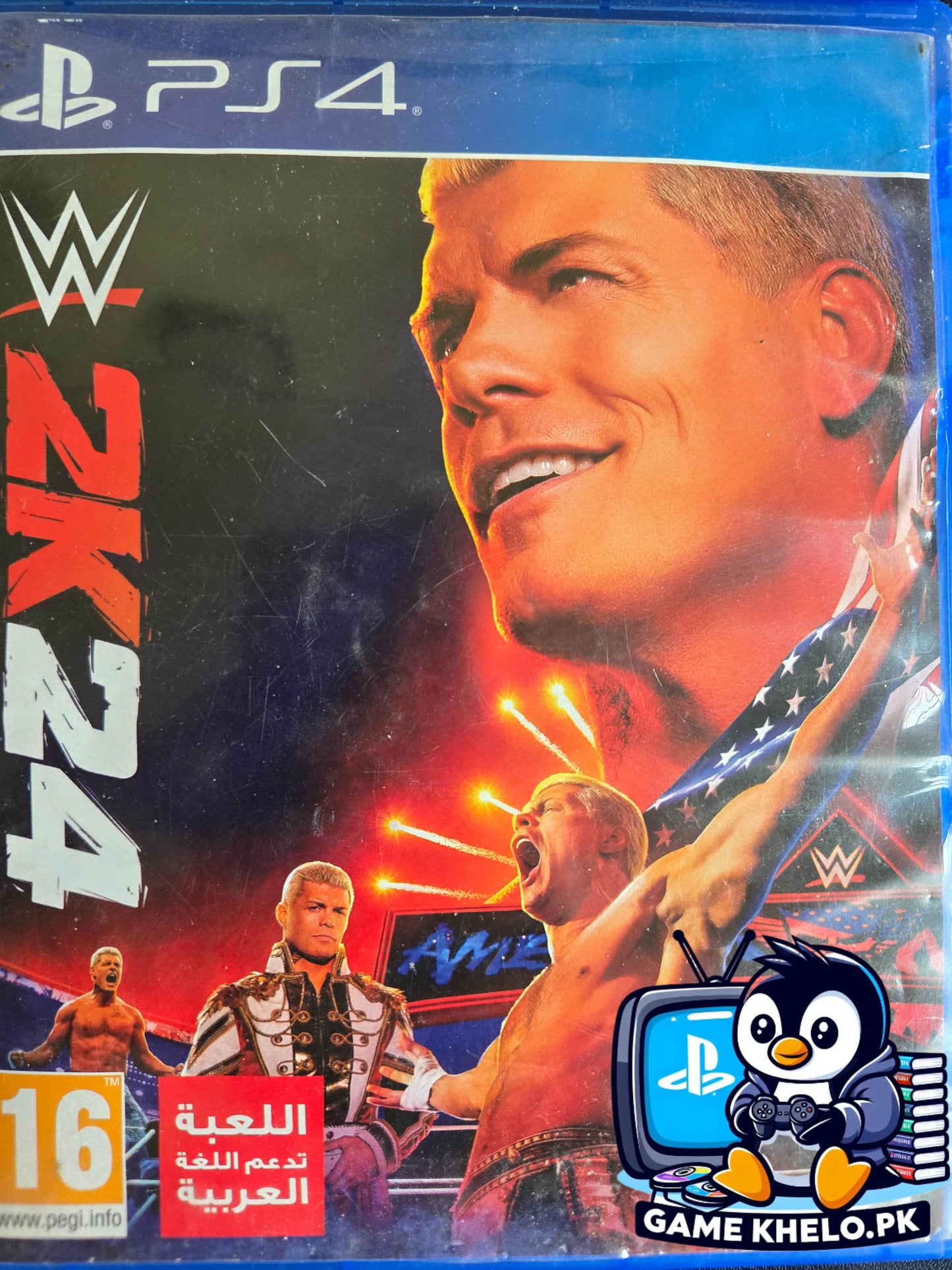 Used WWE 2K24 PS4 case - GameKhelo Islamabad listing