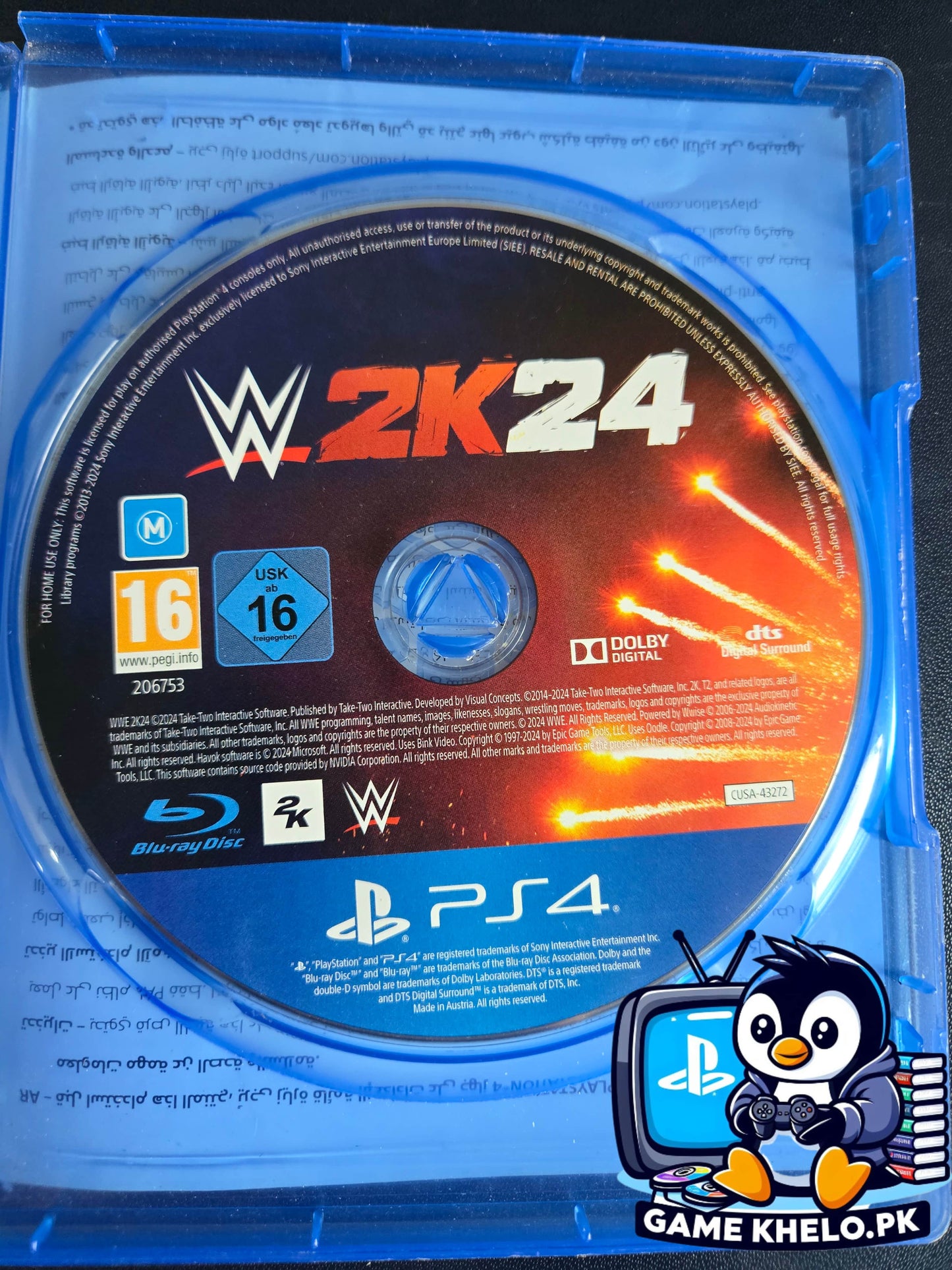 Pre-owned WWE 2K24 gameplay screenshot - available at GameKhelo