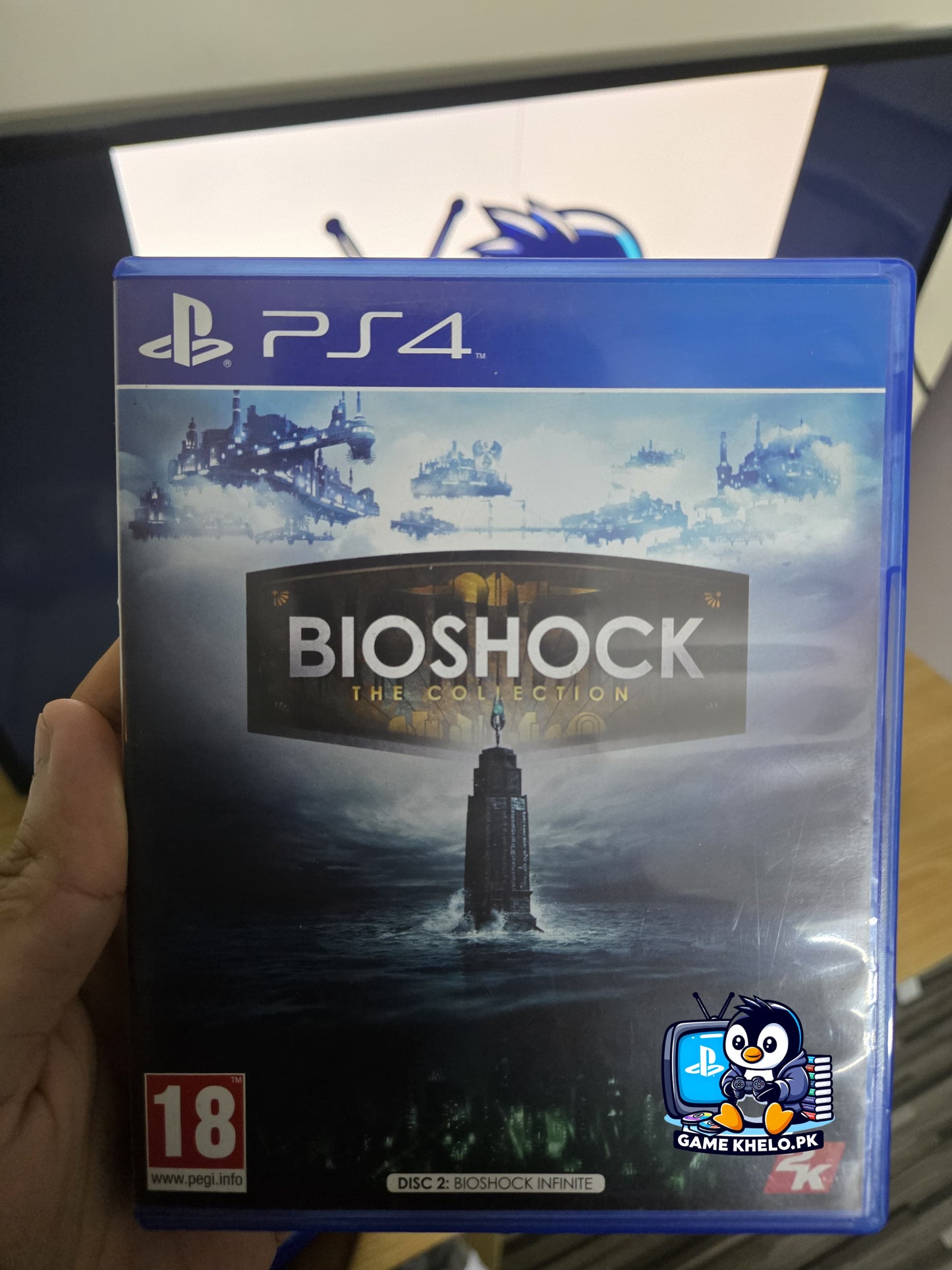Used Bioshock Collection PS4 Game - Three Classic Games with DLC and Director's Commentary