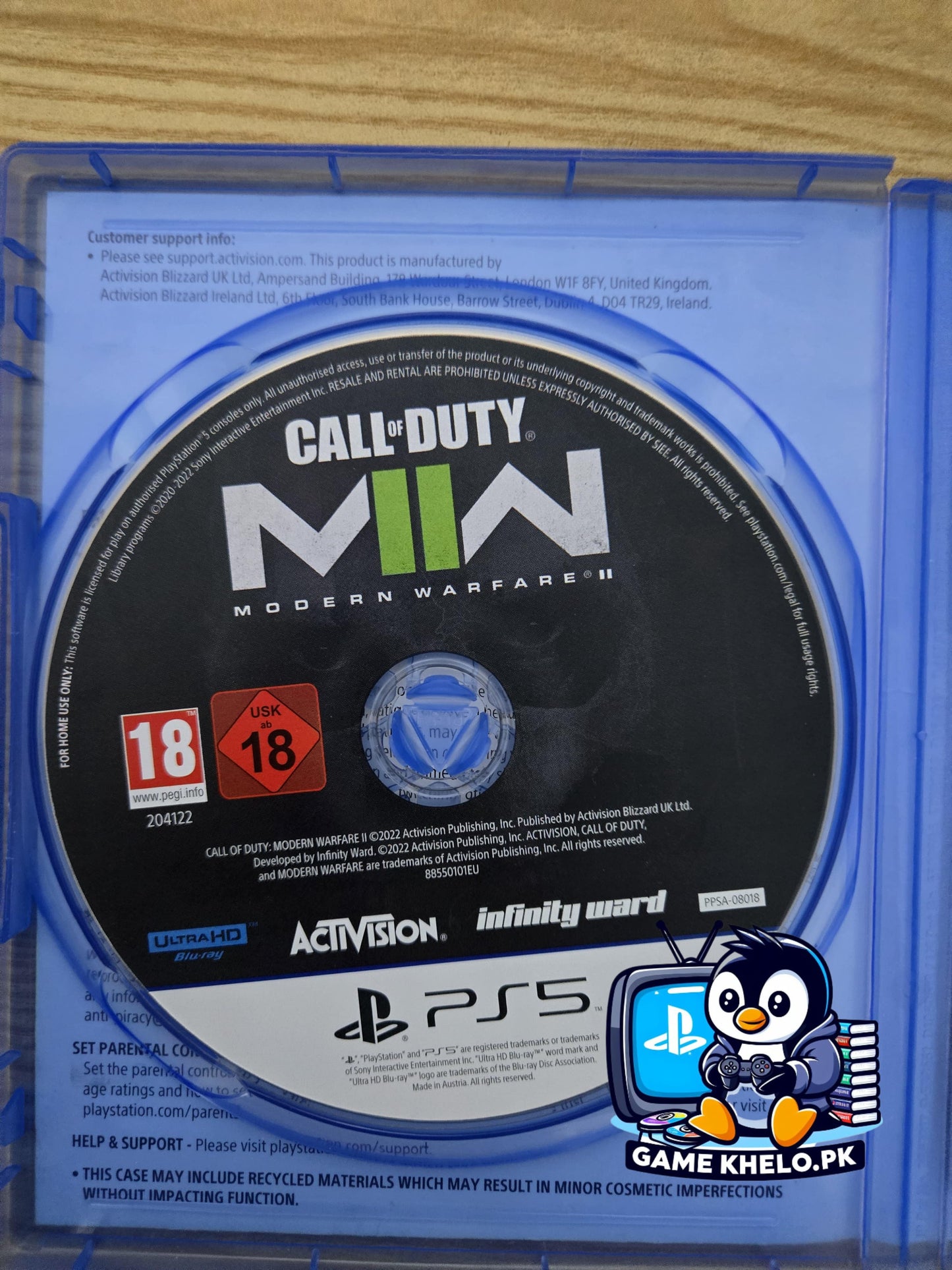 Used Call of Duty MW2 PS5 Game Case and Disc - GameKhelo