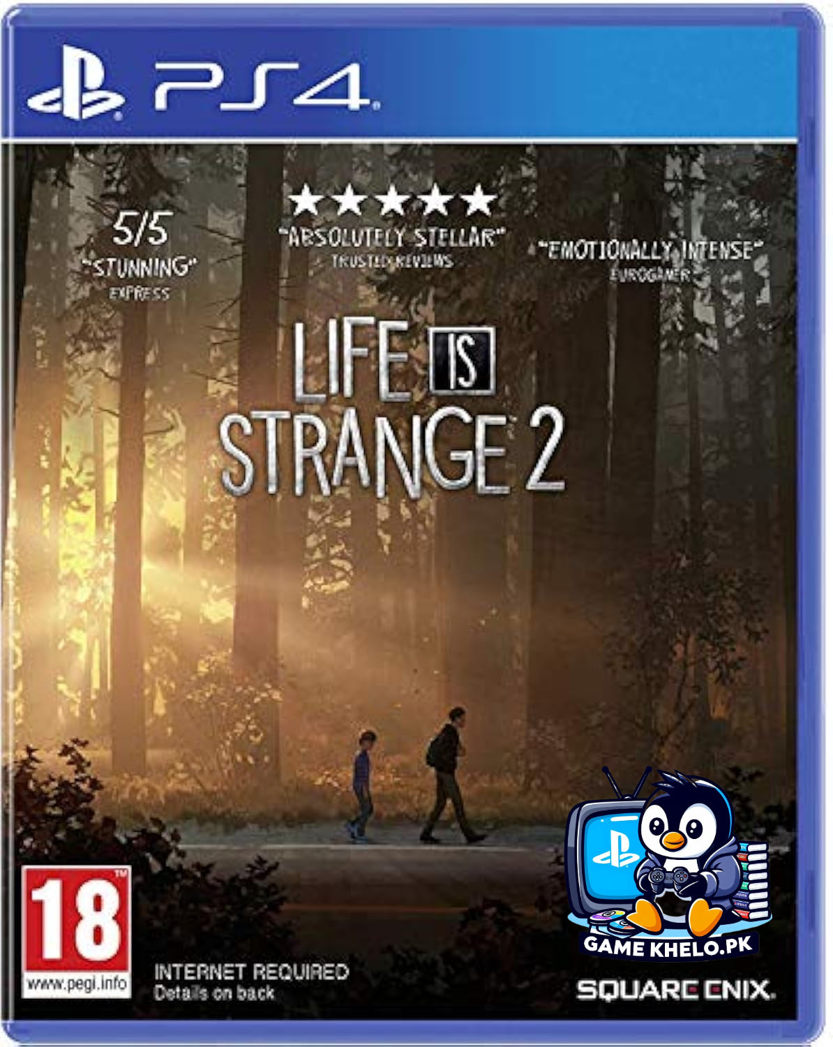 Used Life is Strange 2 Complete Edition PS4 game case in excellent condition from GameKhelo Pakistan