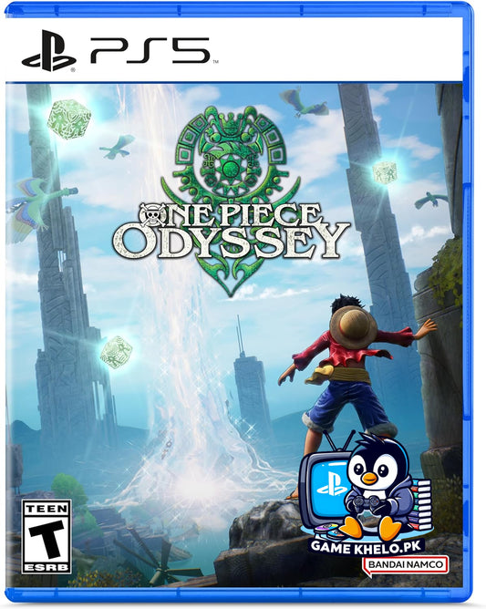 Used One Piece Odyssey PlayStation 5 game packaging from GameKhelo with 3-day warranty