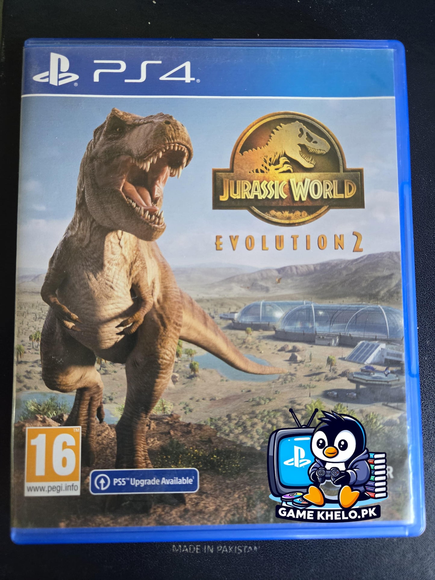Used PS4 Jurassic World Evolution 2 disc condition - tested working with warranty