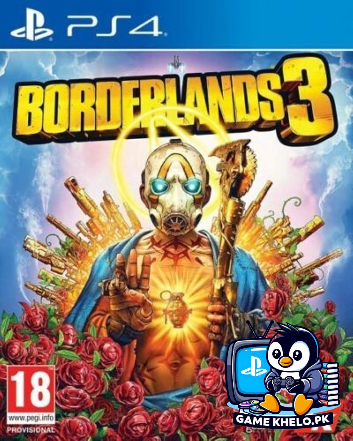 Used PlayStation 4 Borderlands 3 disc with 3-day warranty from GameKhelo