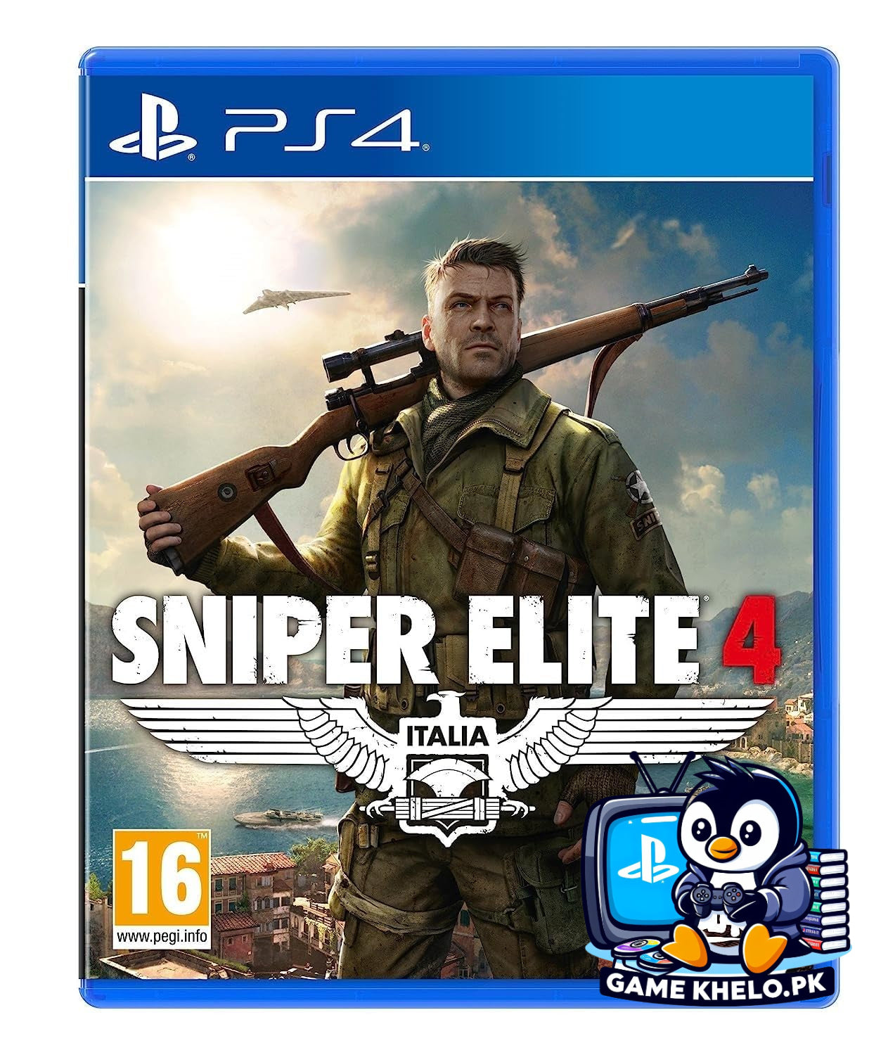 Used Sniper Elite 4 PlayStation 4 disc in excellent condition from GameKhelo