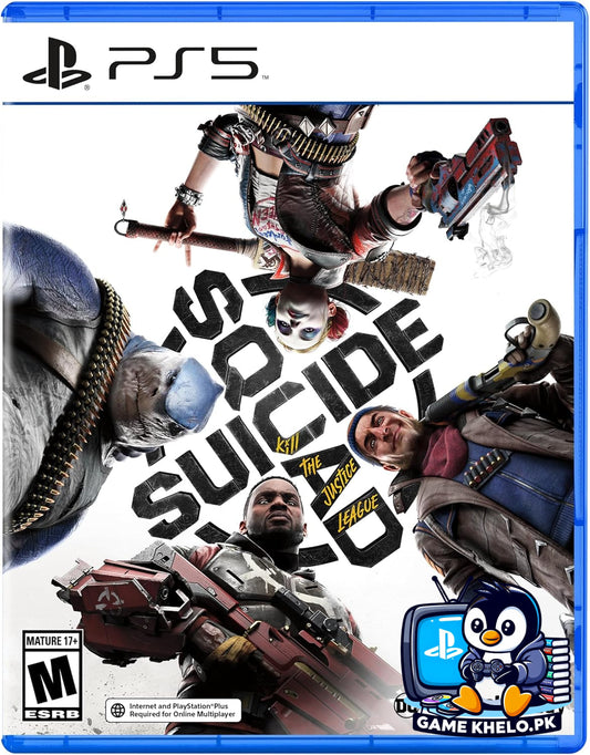 Used Suicide Squad Kill Justice League PS5 disc case PlayStation 5 game 3 day warranty GameKhelo Pakistan home delivery