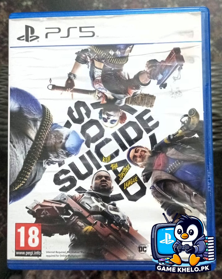 Used Suicide Squad Kill Justice League PS5 disc case PlayStation 5 game 3 day warranty GameKhelo Pakistan home delivery 2