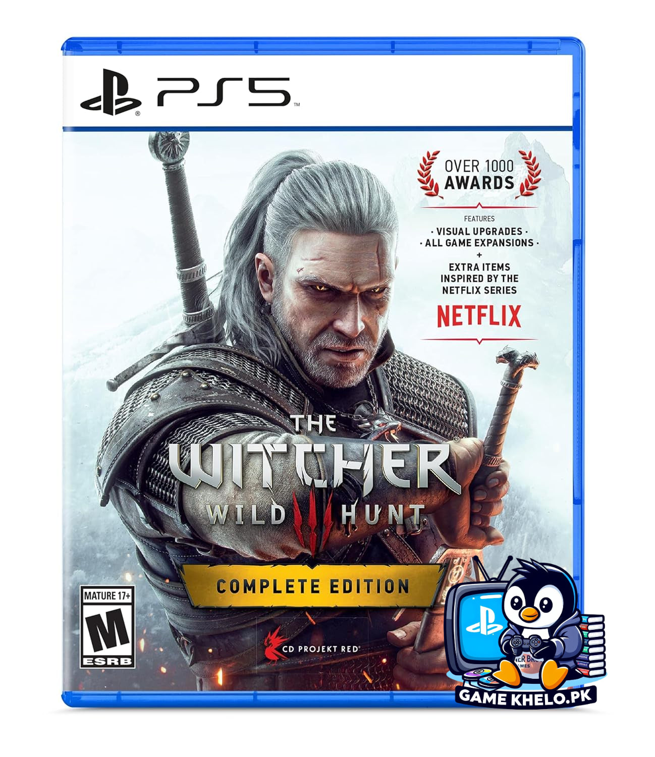 Used The Witcher 3 Wild Hunt Complete Edition for PlayStation 5 sold by GameKhelo Pakistan with 3-day warranty