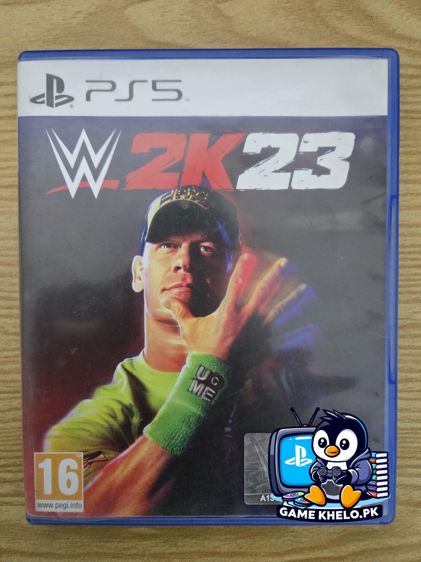 Used WWE 2K23 PlayStation 5 game disc from GameKhelo Pakistan with warranty