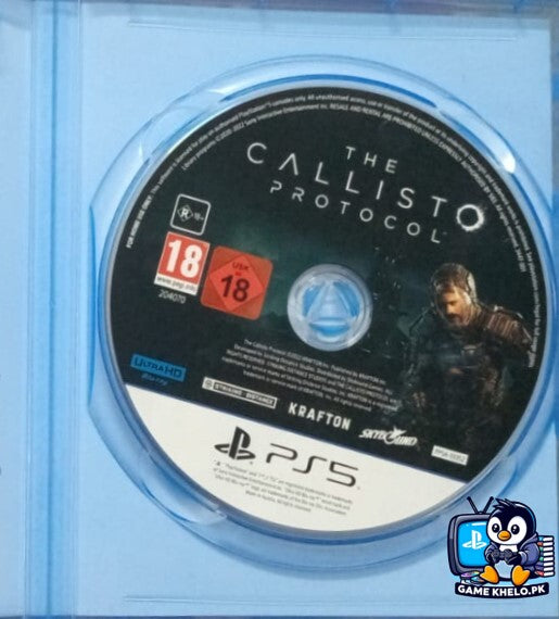 "The Callisto Protocol PS5 game disc and case - Used PlayStation game available at GameKhelo Islamabad Pakistan"5