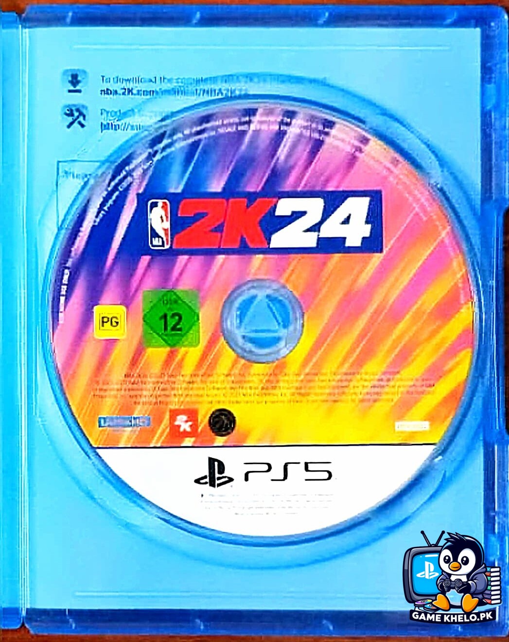 "NBA 2K24 PS5 game disc and case - Used PlayStation game available at GameKhelo Islamabad Pakistan"4