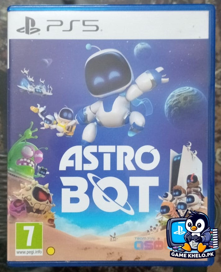 "Astro Bot PS5 game disc and case - Used PlayStation game available at GameKhelo Islamabad Pakistan"4