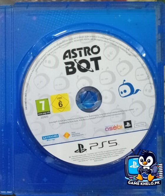 "Astro Bot PS5 game disc and case - Used PlayStation game available at GameKhelo Islamabad Pakistan"5