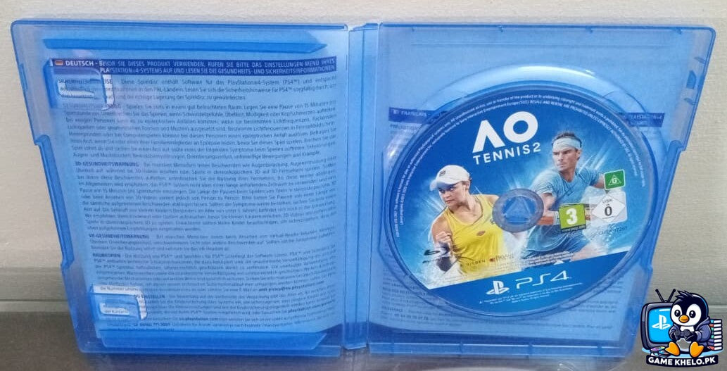 "AO Tennis 2 PS4 Used PlayStation game available at GameKhelo Islamabad Pakistan"