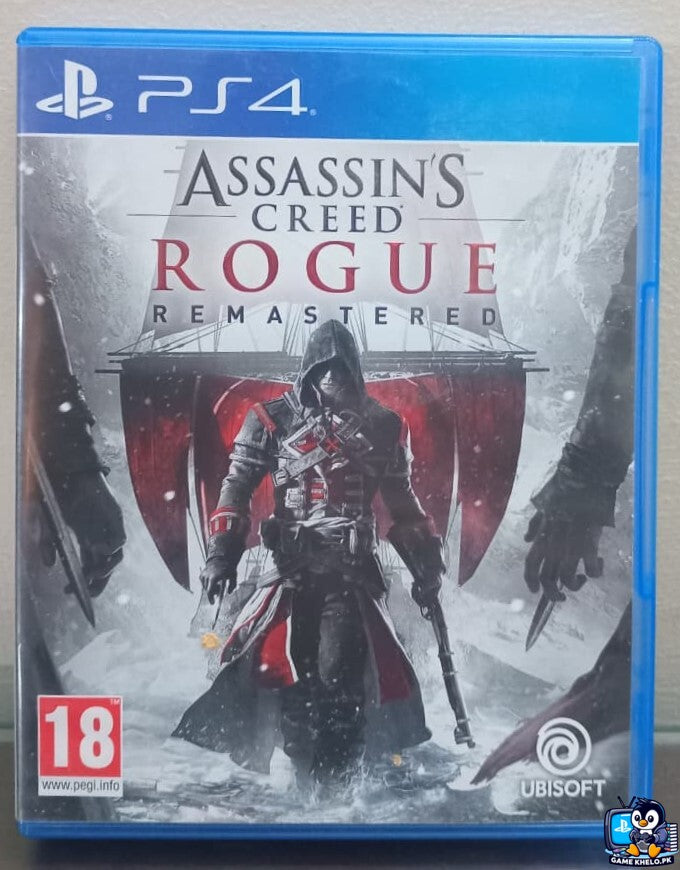 "Assassin's Creed Rogue Remastered PS4 Used PlayStation game available at GameKhelo Islamabad Pakistan"4