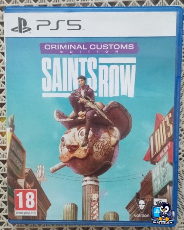 Used Saints Row Criminal Customs Edition PS5 game available at GameKhelo Pakistan
