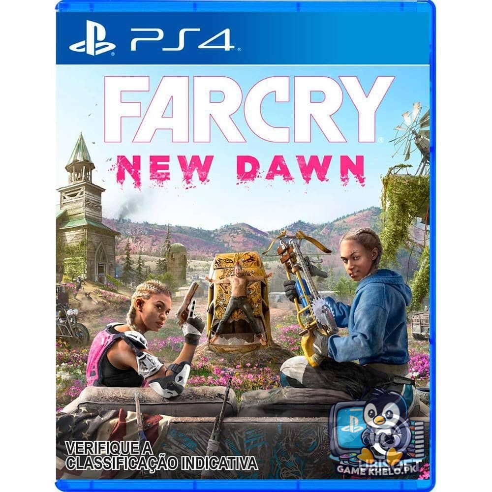 "GameKhelo Islamabad verified pre-owned Far Cry New Dawn PS4 disc"

