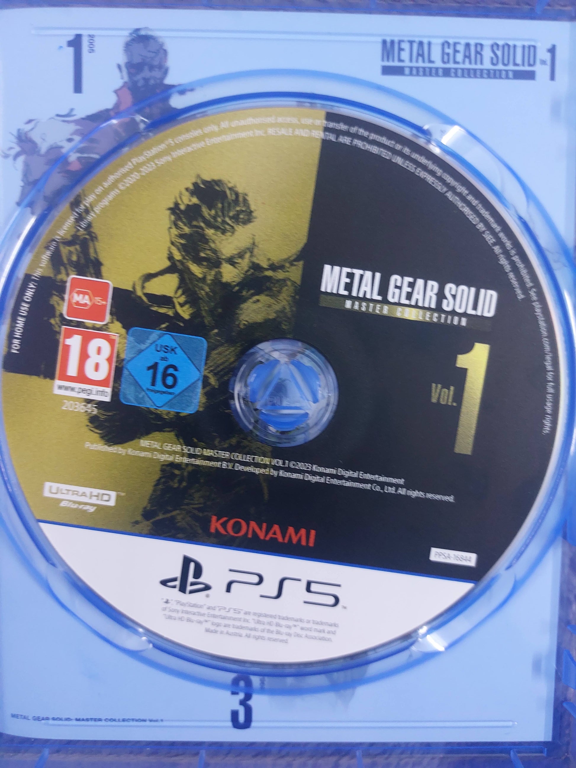 metal gear 1 ps5 METAL GEAR SOLID: MASTER COLLECTION Vol. 1 PS5 – Game Khelo