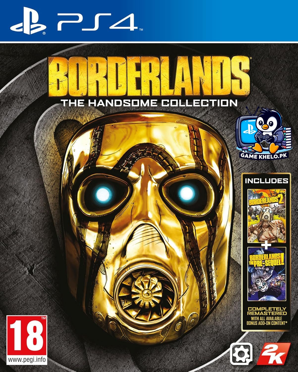 Borderlands Handsome Collection PlayStation 4 used game disc - quality tested