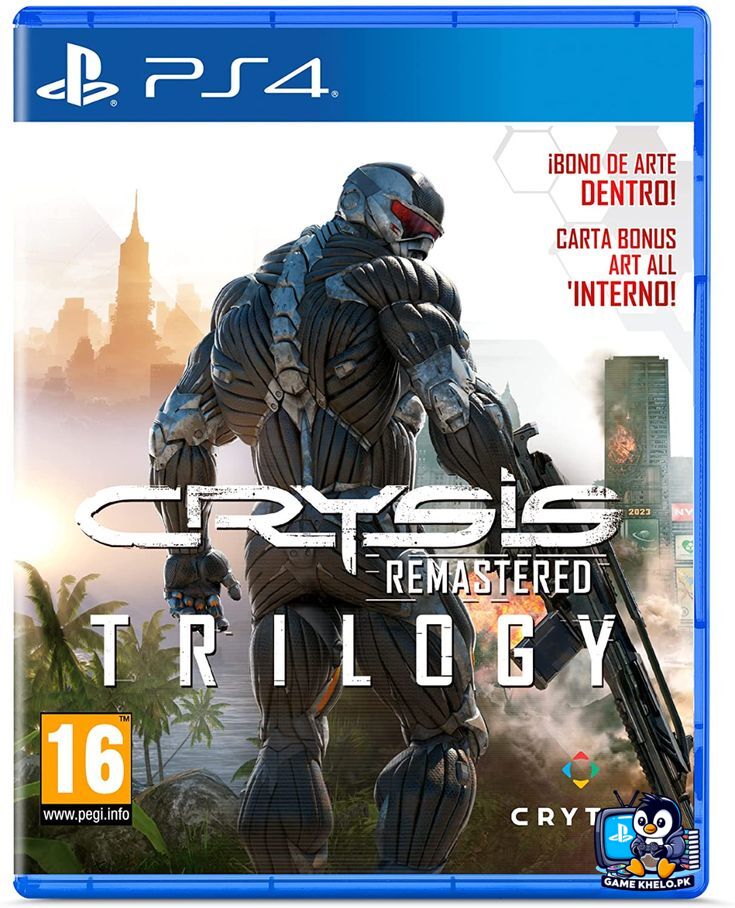 Crysis Remastered Trilogy PS4 Used PlayStation game available at GameKhelo Islamabad Pakistan"