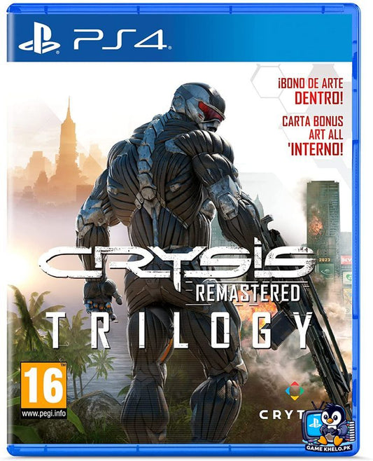 Crysis Remastered Trilogy PS4 Used PlayStation game available at GameKhelo Islamabad Pakistan"