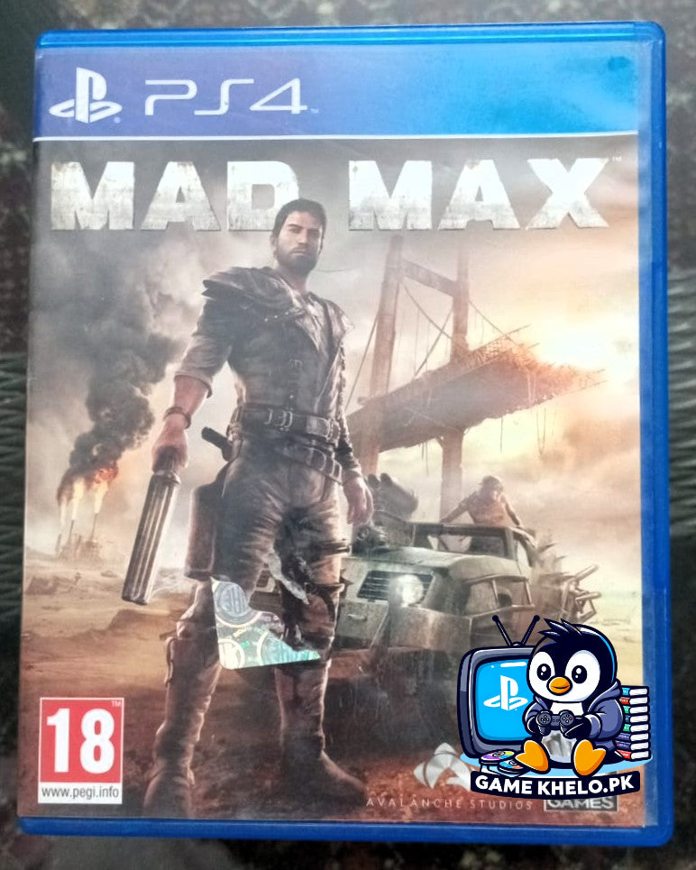 Mad Max PlayStation 4 game disc - used PS4 game in excellent condition with 3 day warranty from GameKhelo Pakistan 2