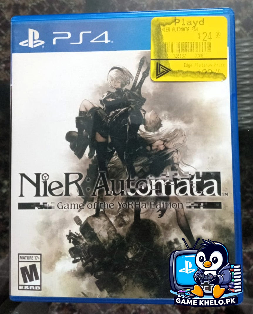 NieR Automata PlayStation 4 game disc and case condition used PS4 game with 3 day warranty GameKhelo Pakistan