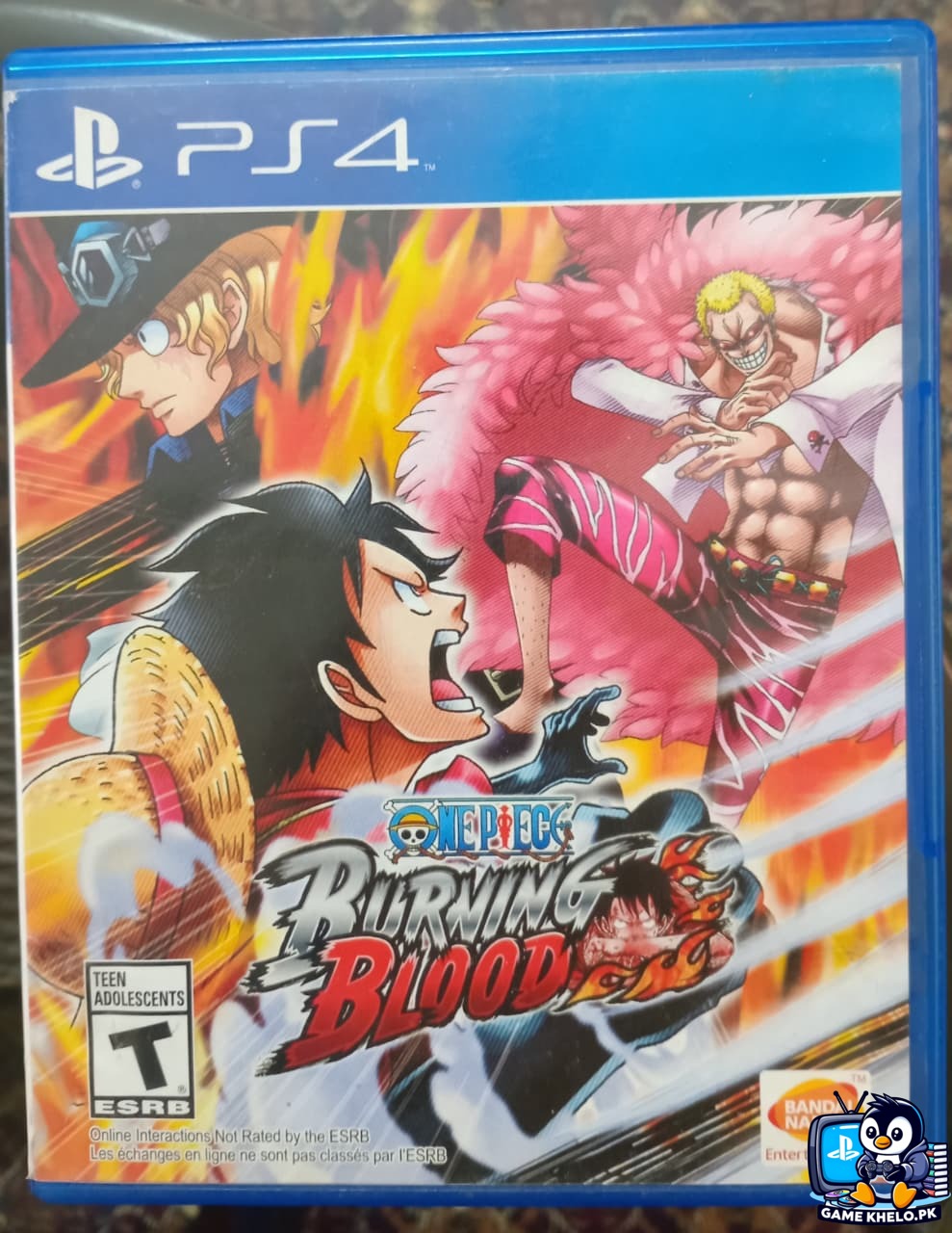 "One-Piece Burning Blood PS4 Used PlayStation game available at GameKhelo Islamabad Pakistan"4