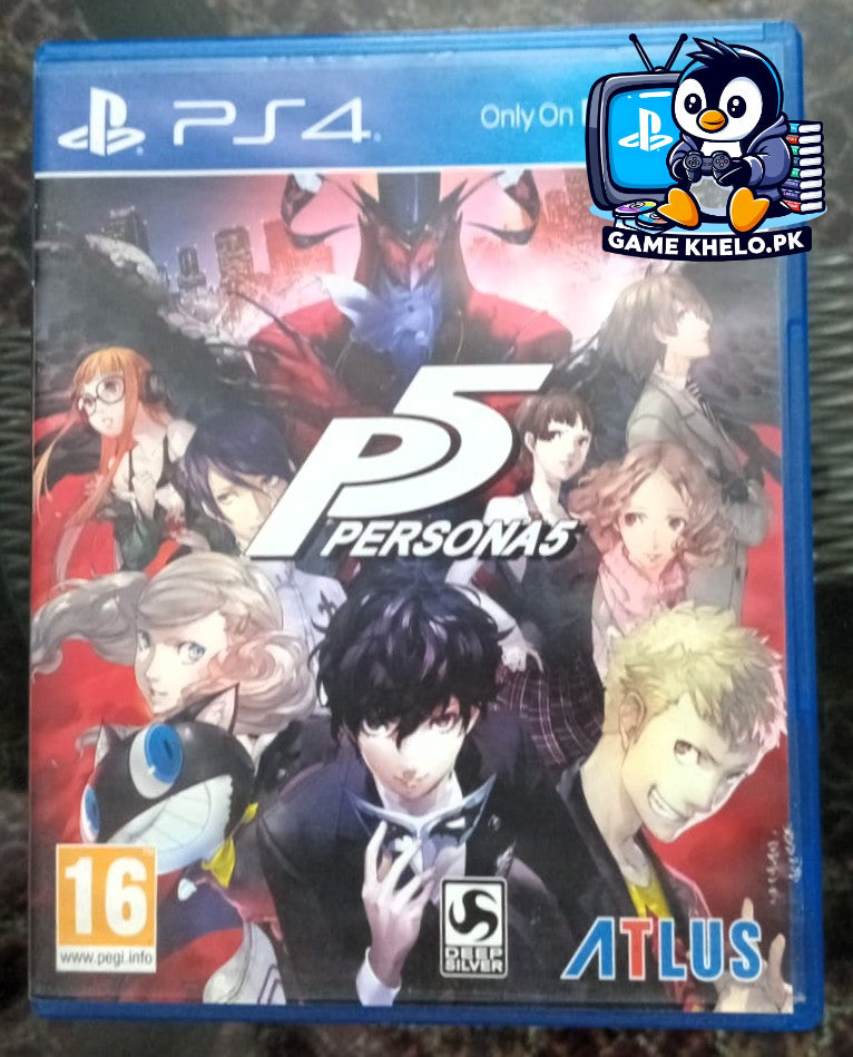 Persona 5 PlayStation 4 physical game case - Used PS4 game with 3 day warranty from GameKhelo Pakistan 2