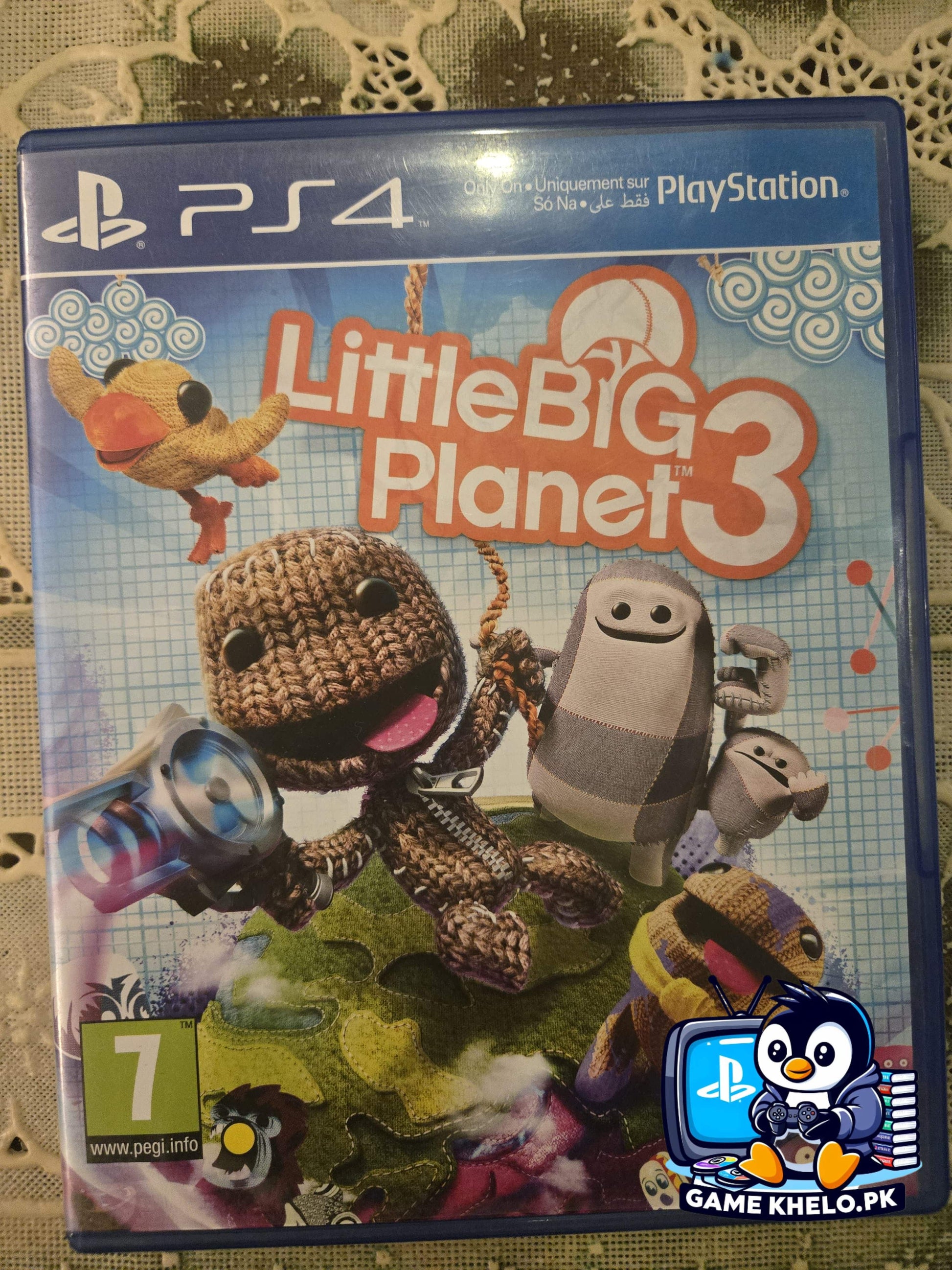 "Pre-owned Little Big Planet 3 PS4 game with 3-day warranty from GameKhelo"
RetryClaude can make mistakes. Please double-check responses.