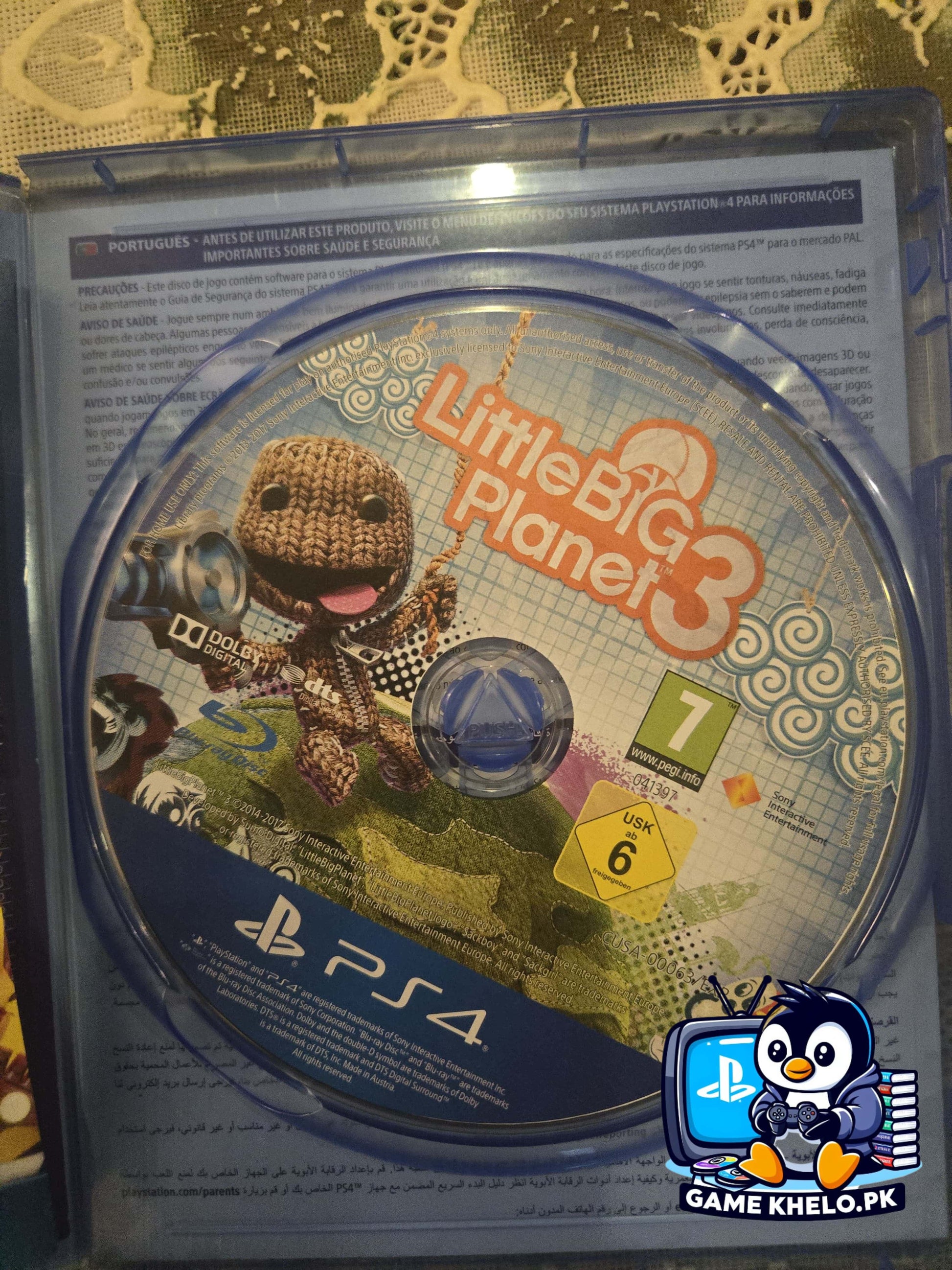 "Pre-owned Little Big Planet 3 PS4 game with 3-day warranty from GameKhelo"
RetryClaude can make mistakes. Please double-check responses.