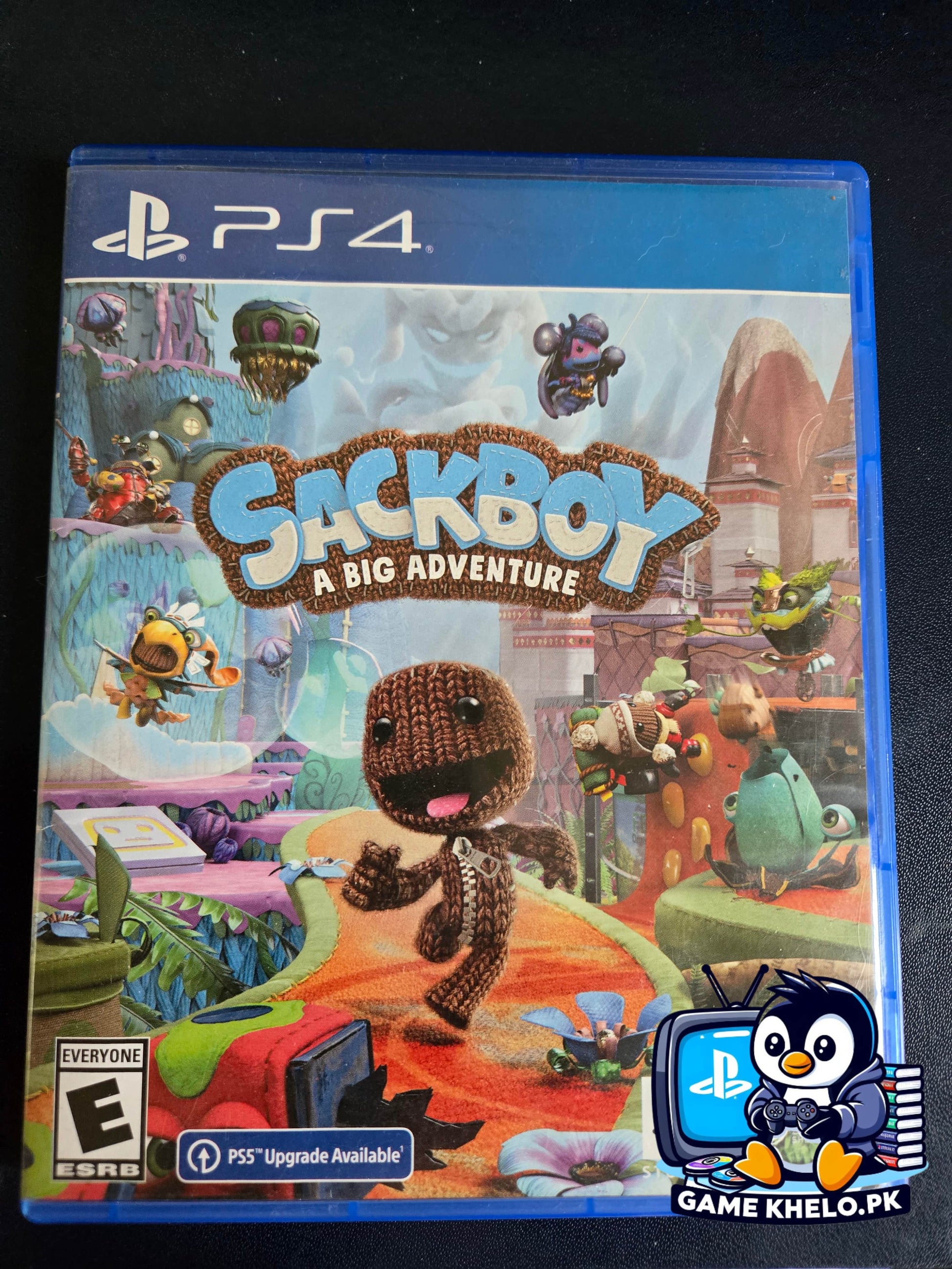"Used Sackboy PS4 case - GameKhelo Islamabad listing"
