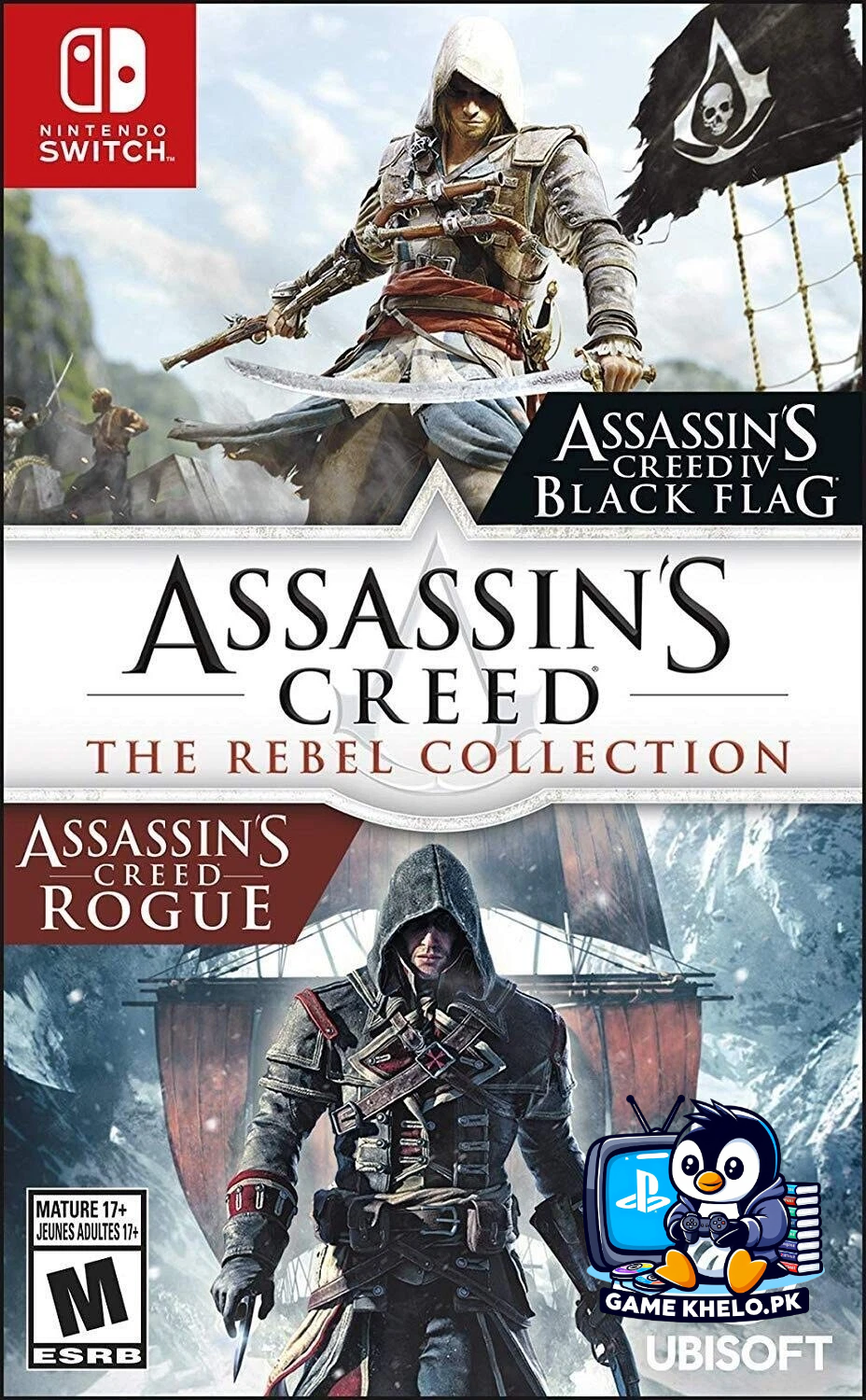 Pre-owned Assassin's Creed The Rebel Collection Nintendo Switch game on GameKhelo Pakistan